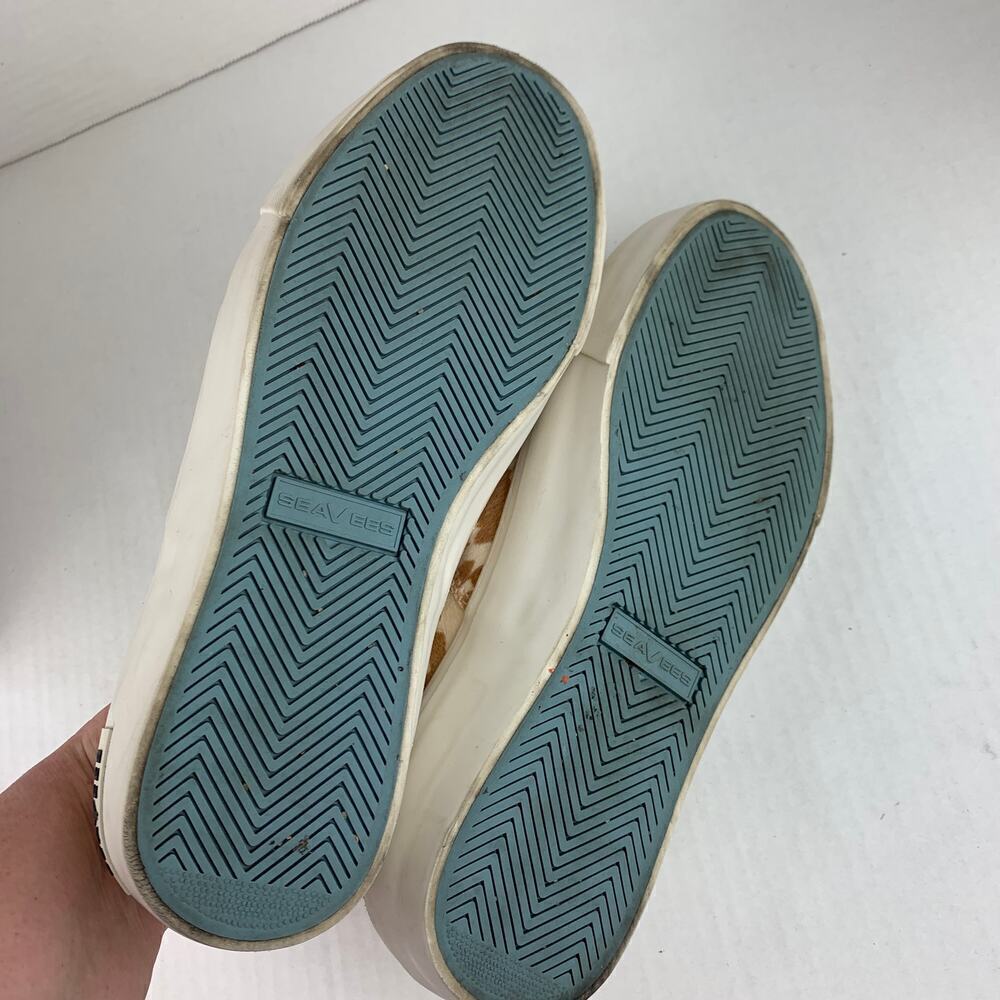 SeaVees Baja Platform Mulholland Cowhide Slip-On Loafers Size 8 - Picture 6 of 7